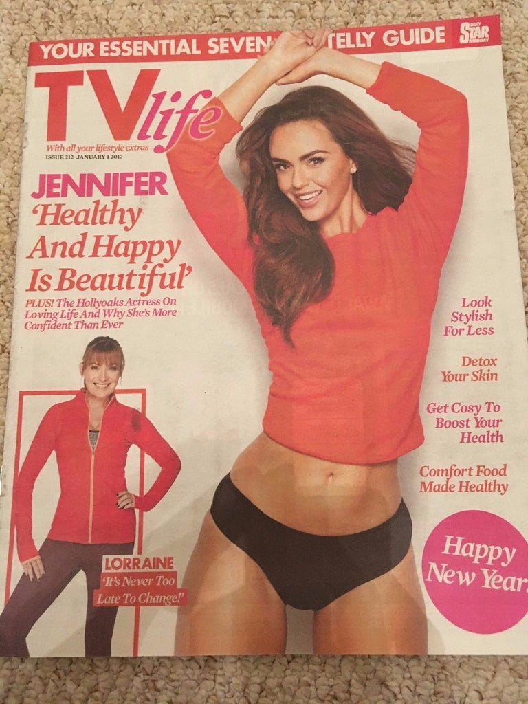 TV LIFE MAGAZINE 01/2017 JENNIFER METCALFE Hollyoaks  Lucinda Dryzek