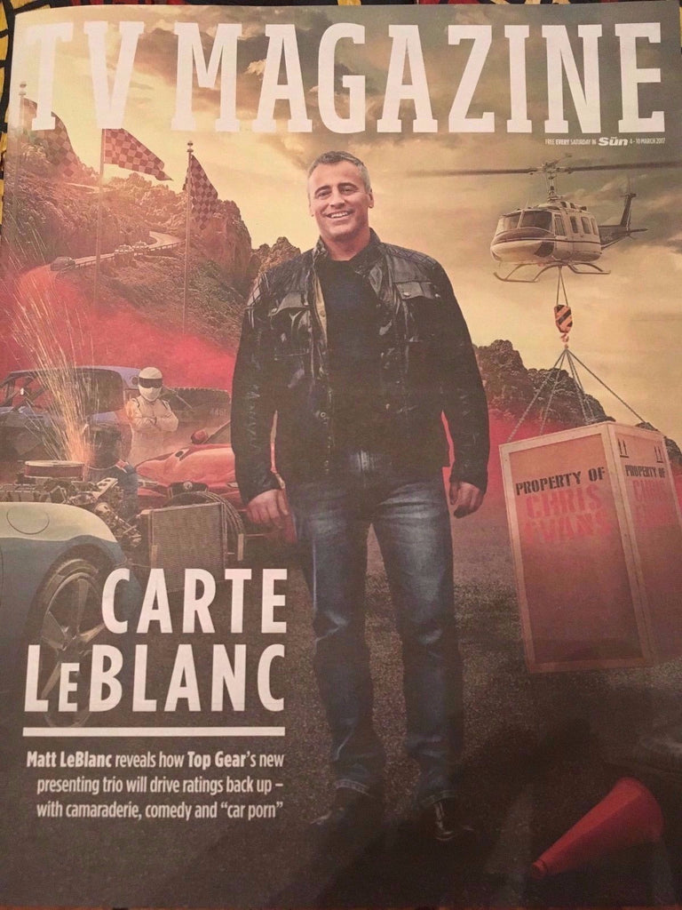 UK Sun TV Magazine March 2017 Matt LeBlanc Top Gear Exclusive Interview