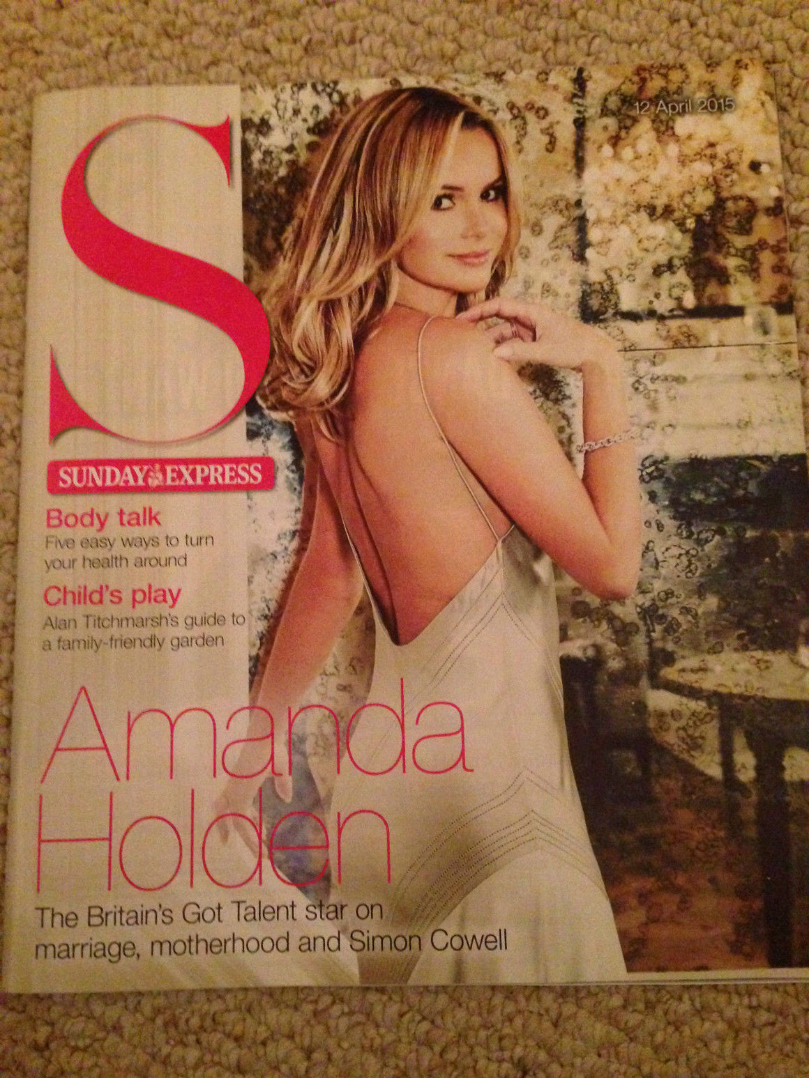 UK S MAGAZINE 2015 - AMANDA HOLDEN CAROL CLEVELAND HOLLI DEMPSEY IMELDA STAUNTON