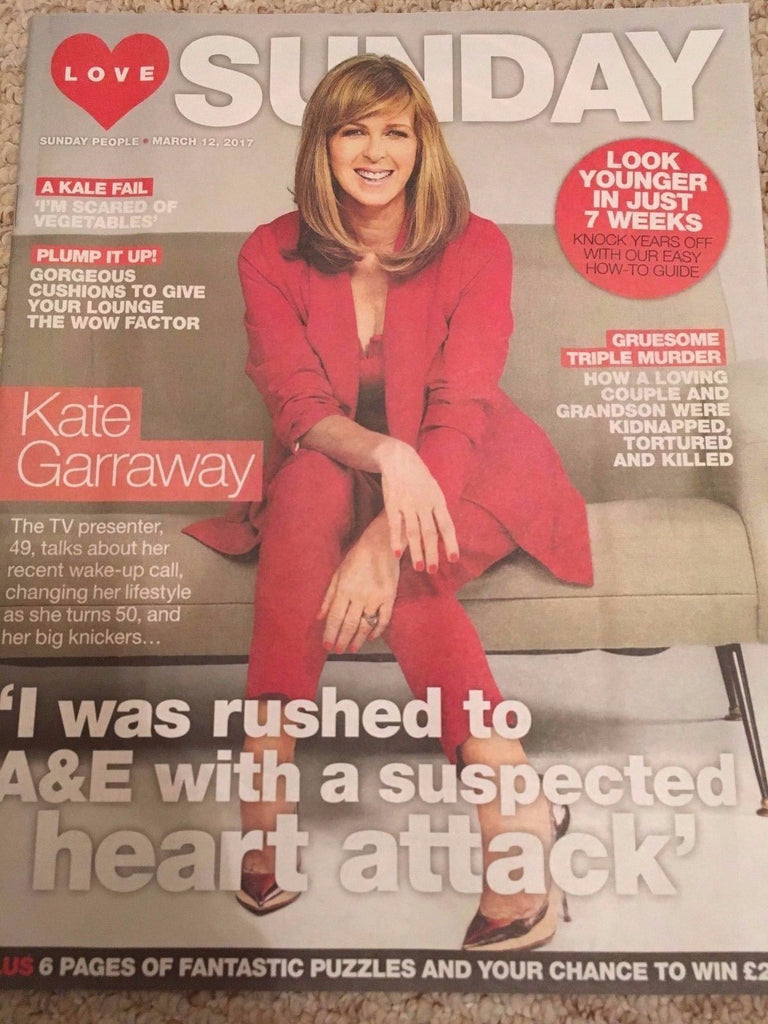 LOVE Sunday Magazine March 2017 Kate Garraway interview - Charlotte Ritchie