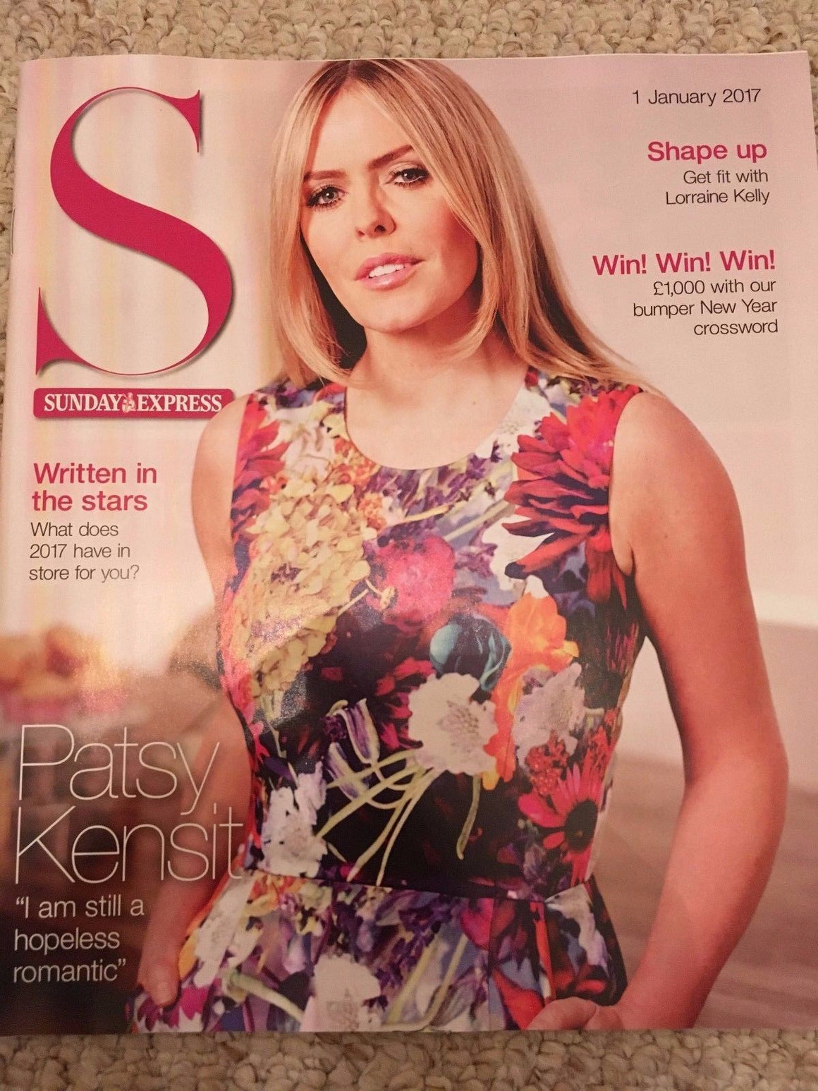 S MAGAZINE 01/2017 PATSY KENSIT Lewis MacDougall PADDY ASHDOWN Stephen McGann