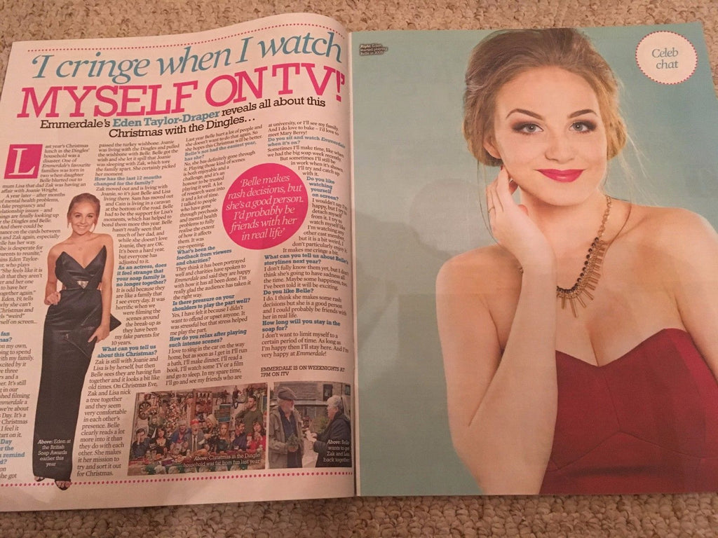 TV LIFE MAGAZINE 12/2016 OLA JORDAN PHOTO COVER INTERVIEW - EDEN TAYLOR-DRAPER