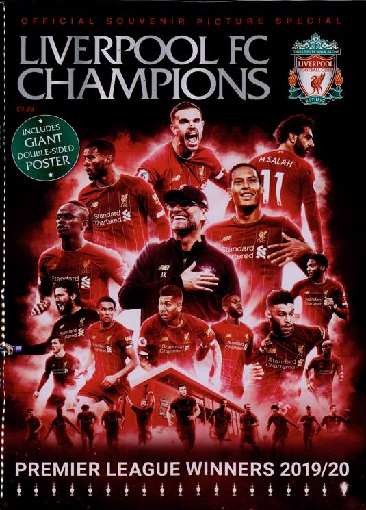 Liverpool FC League Champions 2019/2020 - Special Souvenir Magazine