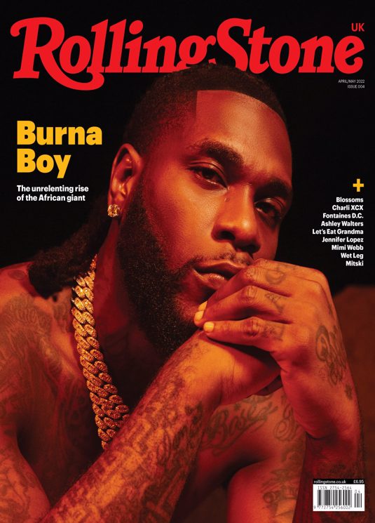 Rolling Stone UK magazine #4 Apr/May 2022 Burna Boy Charlie XCX Mitski Wet Leg