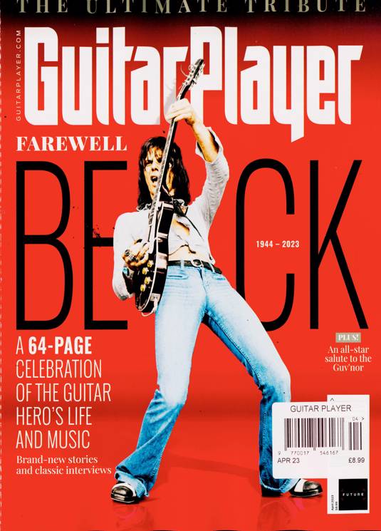 Guitar Player Magazine Jeff Beck Untimate Tribute - April 2023 - IN STOCK!