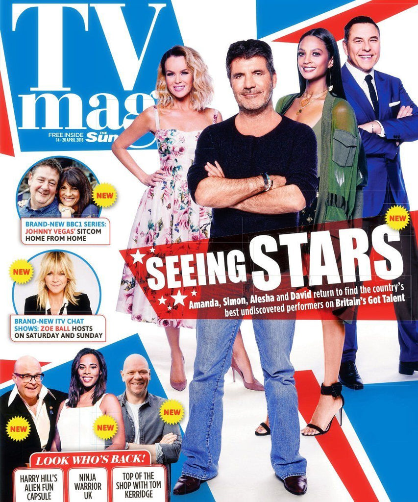 SUN TV Magazine 04/2018 ALESHA DIXON Amanda Holden JUDGE ROBERT RINDER