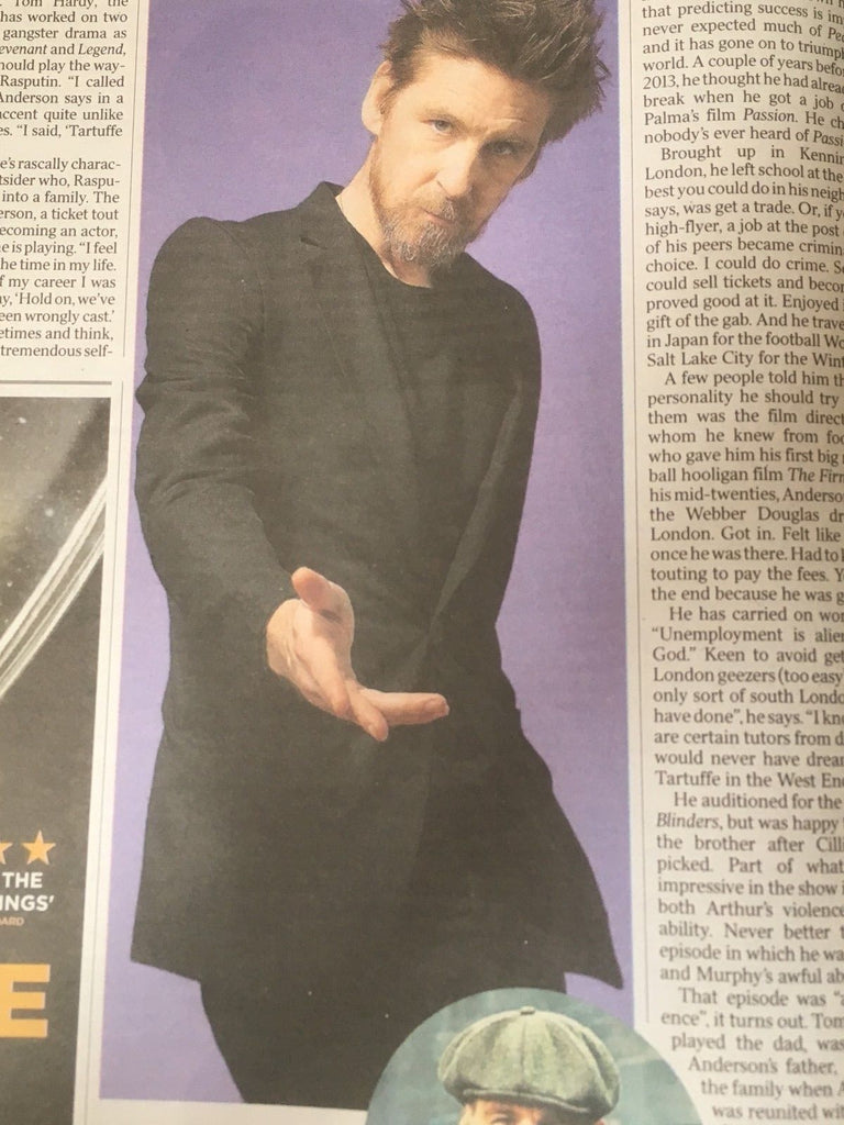 UK Times Review May 26 2018 FAUDA Paul Anderson PEAKY BLINDERS