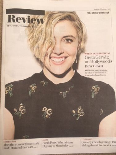 UK TELEGRAPH REVIEW FEB 2018: ALLISON JANNEY I TONYA UK INTERVIEW - GRETA GERWIG