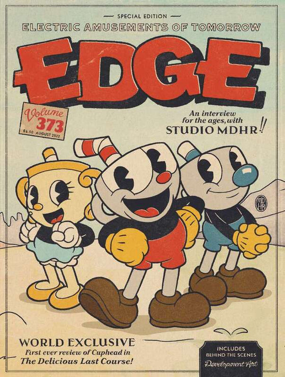 EDGE MAGAZINE August 2022 Issue 373 Cuphead Delicious Last Course