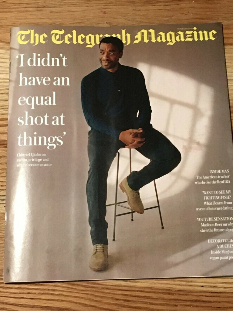 UK Telegraph Magazine Feb 2019: MADISON BEER PHOTO INTERVIEW - Chiwetel Ejiofor