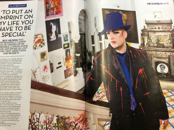 UK OK! Magazine June 2020: Boy George At Home