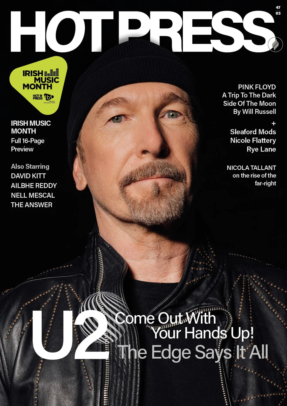 HOT PRESS Magazine ISSUE 47-03: THE EDGE U2