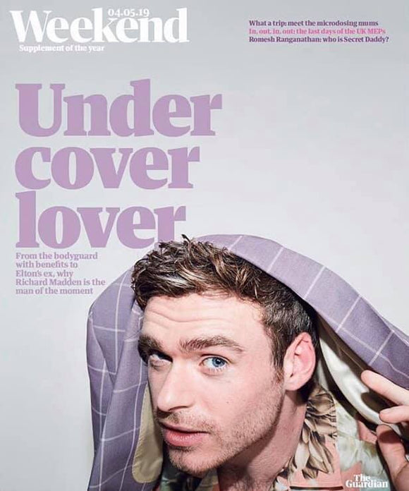 UK Guardian Weekend Magazine May 2019: Richard Madden Cover and Feature