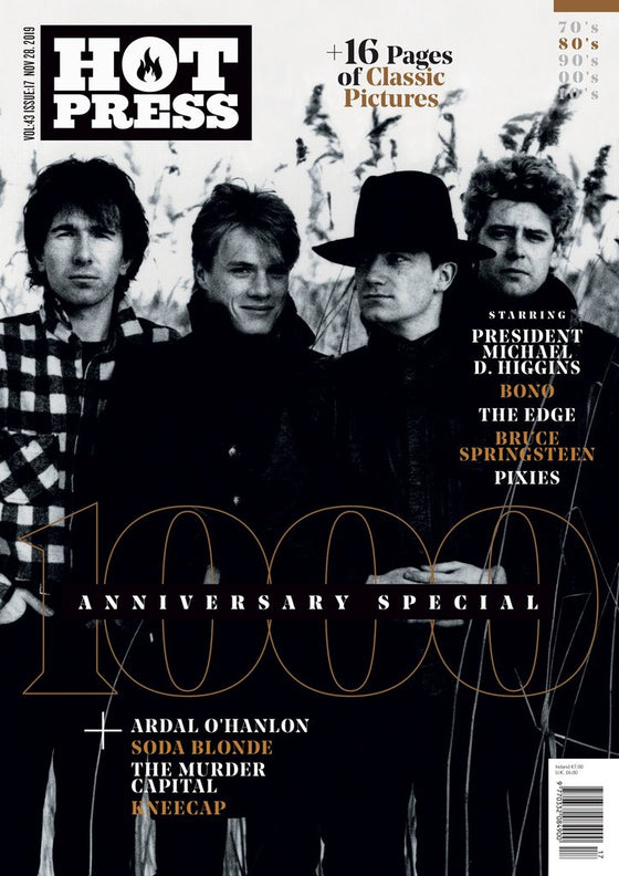 HOT PRESS 43-17: THE 1000TH ISSUE SPECIAL - U2 Cover