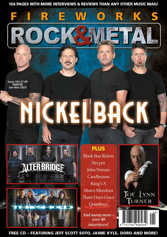 FIREWORKS Magazine - WINTER 2022 Nickelback Alter Bridge