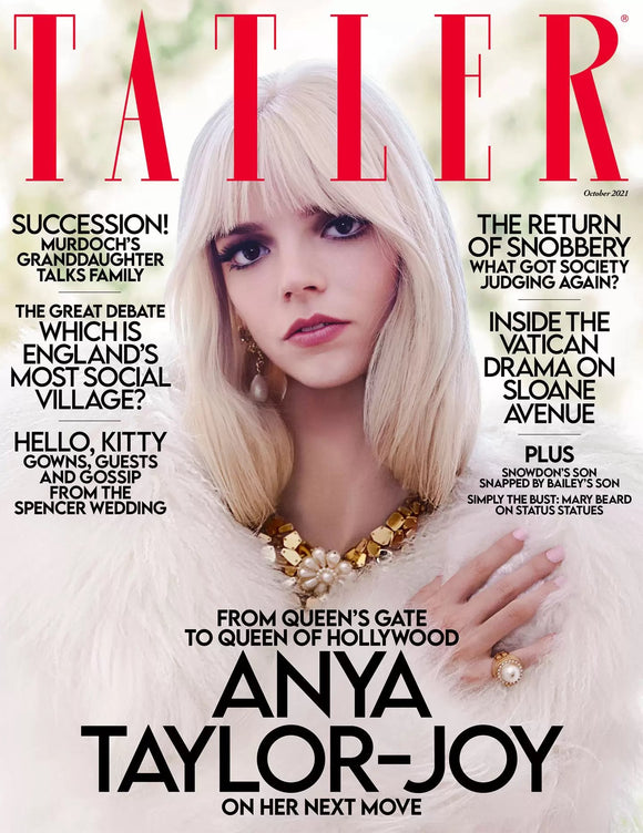 Anya Taylor-Joy UK Tatler Magazine - October 2021