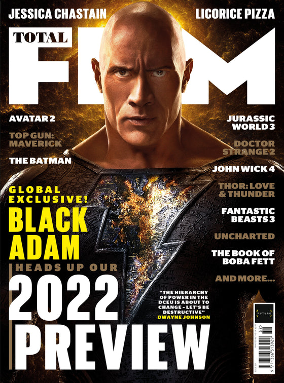 UK TOTAL FILM Magazine #319: BLACK ADAM EXCLUSIVE Dwayne Johnson John Wick 4