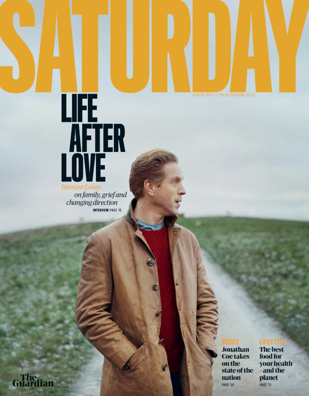 Saturday Guardian Magazine 29 October 2022 Damian Lewis