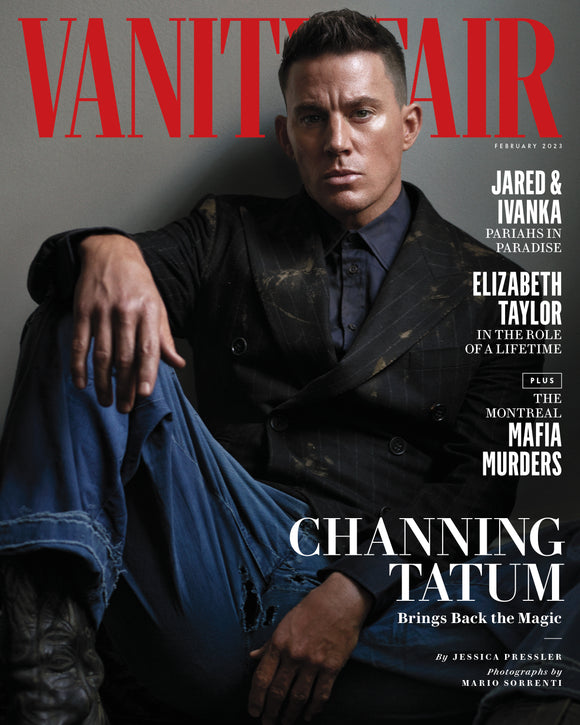 CHANNING TATUM - VANITY FAIR MAGAZINE - FEBRUARY 2023 - BRAND NEW