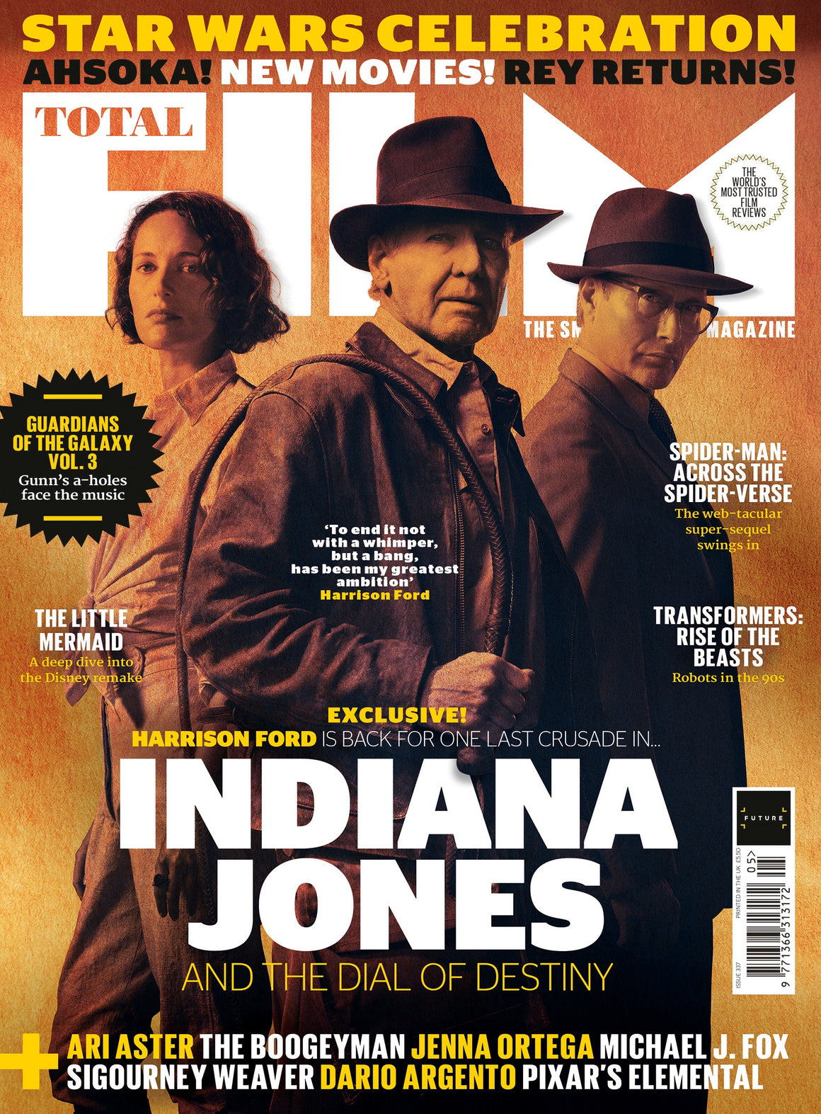 Empire Magazine Jan 2023 INDIANA JONES 5 COVER FEATURE Harrison Ford J -  YourCelebrityMagazines