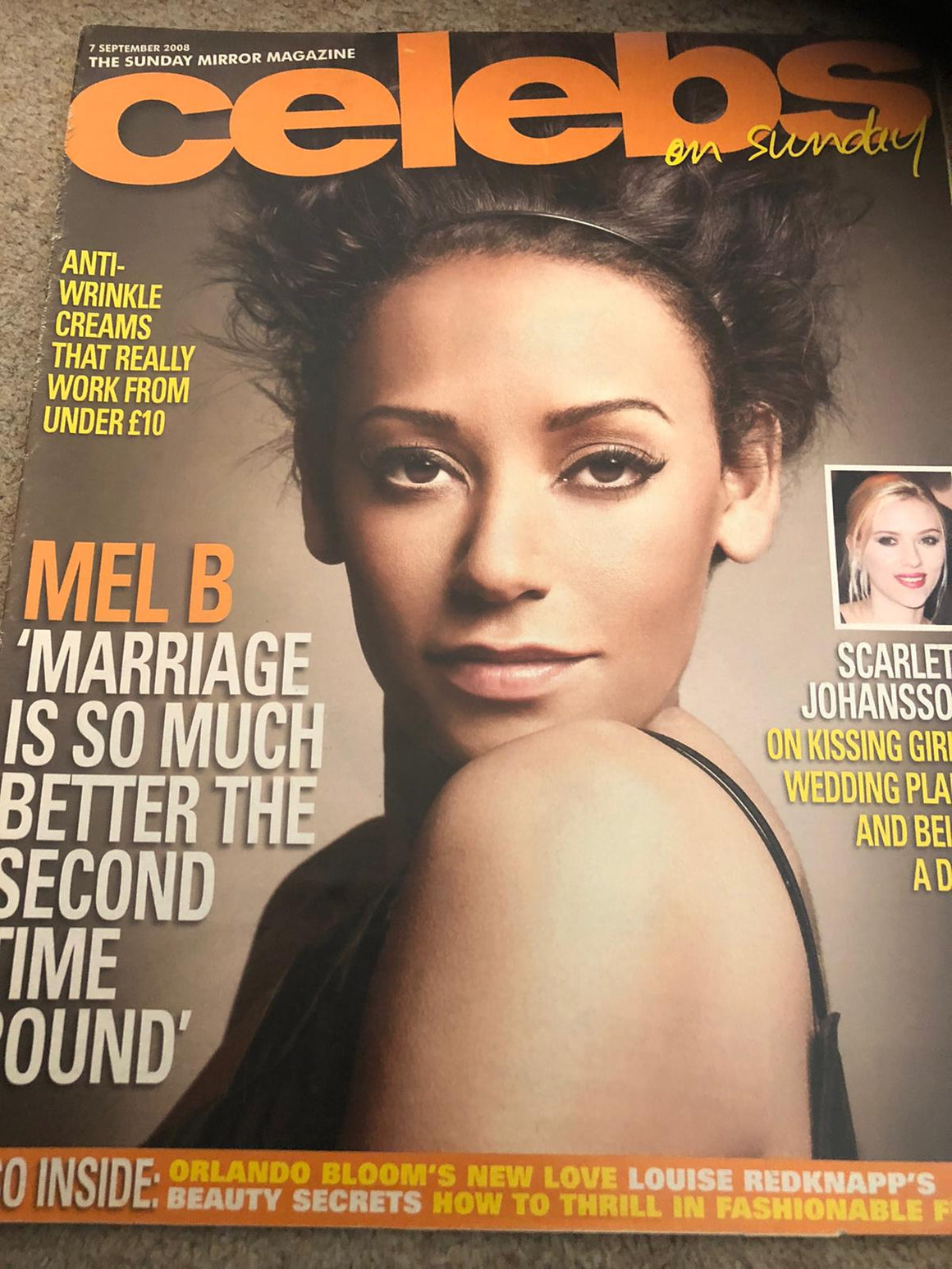 Celebs magazine - Mel B The Spice Girls cover (7 September 2008)