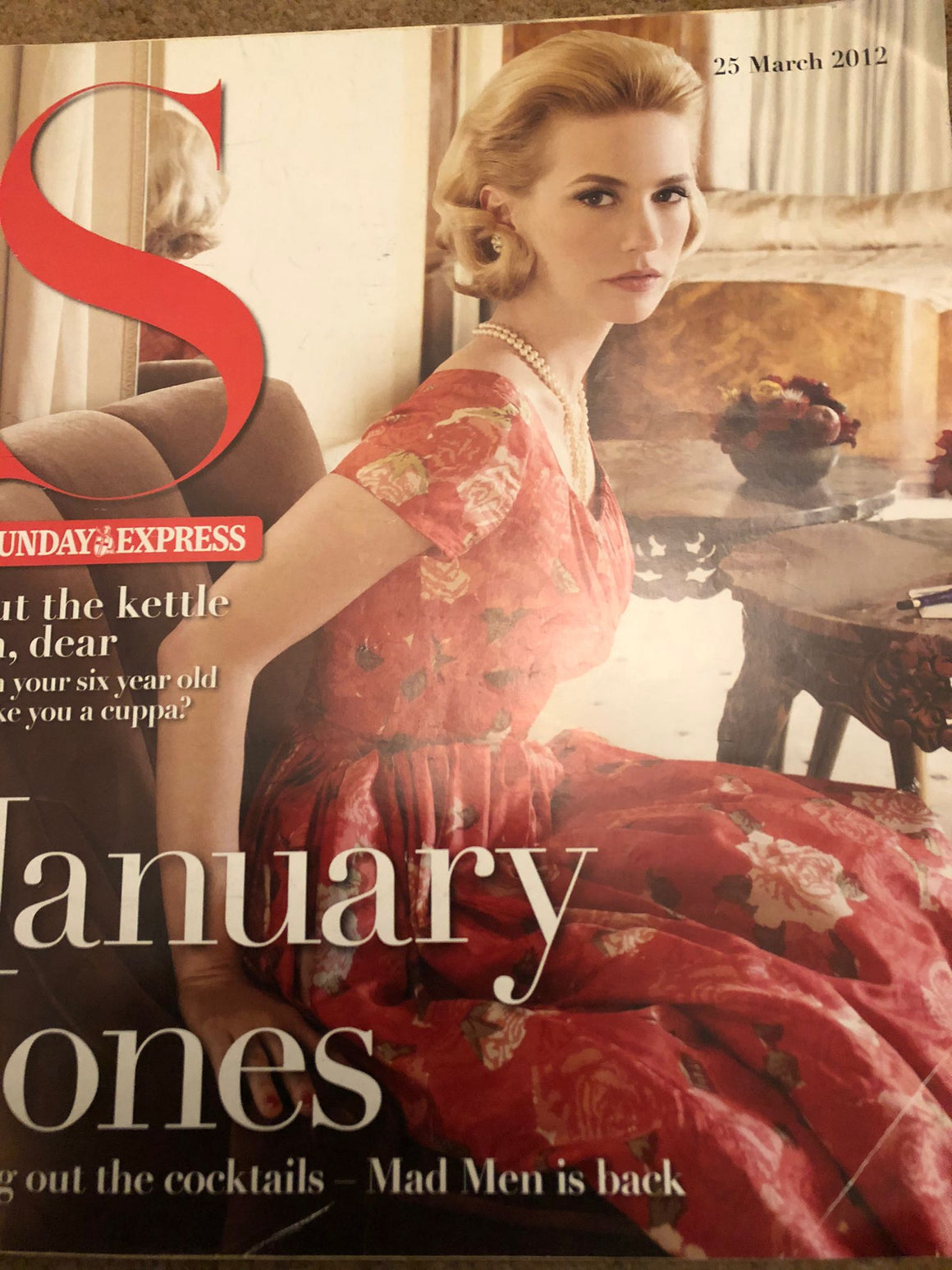 S EXPRESS Mag 25/03/2012 JANUARY JONES MAD MEN