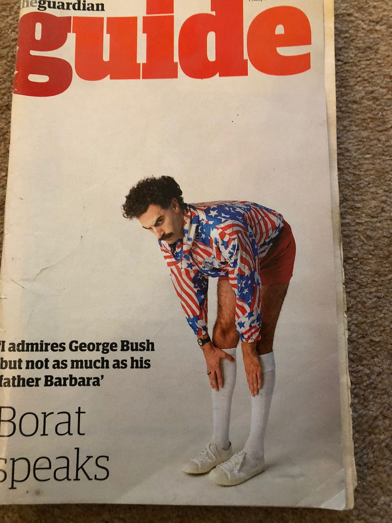 GUIDE magazine 2006 Sacha Baron Cohen Cover