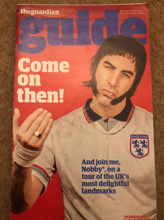 GUIDE Magazine 20/02/2016 SASHA BARON COHEN Cover