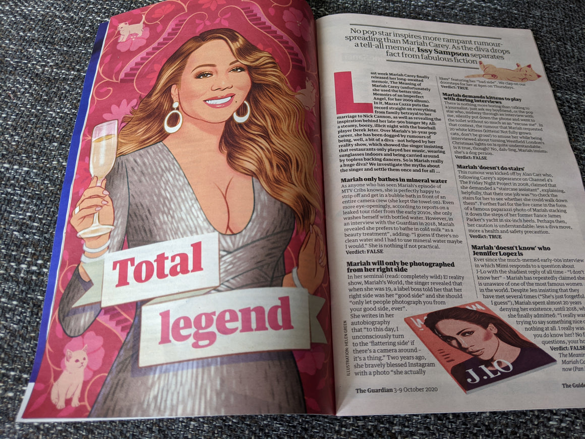 GUIDE Magazine 10/2020: ALEX HORNE & GREG DAVIES Mariah Carey TASKMASTER