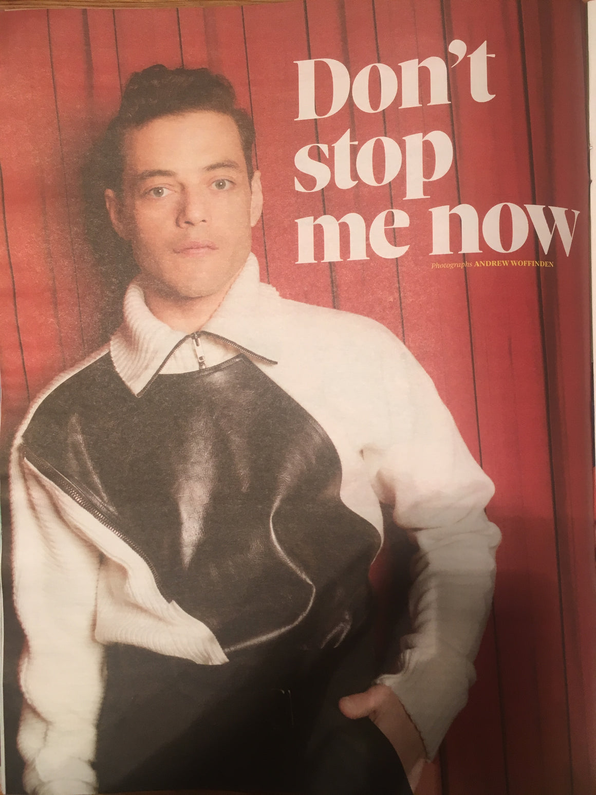 UK Observer Magazine October 2018: RAMI MALEK Photo Interview