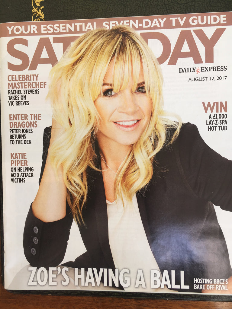 Saturday Magazine August 2017 Zoe Ball Rachel Stevens Roxy Shahidi Julia Haworth