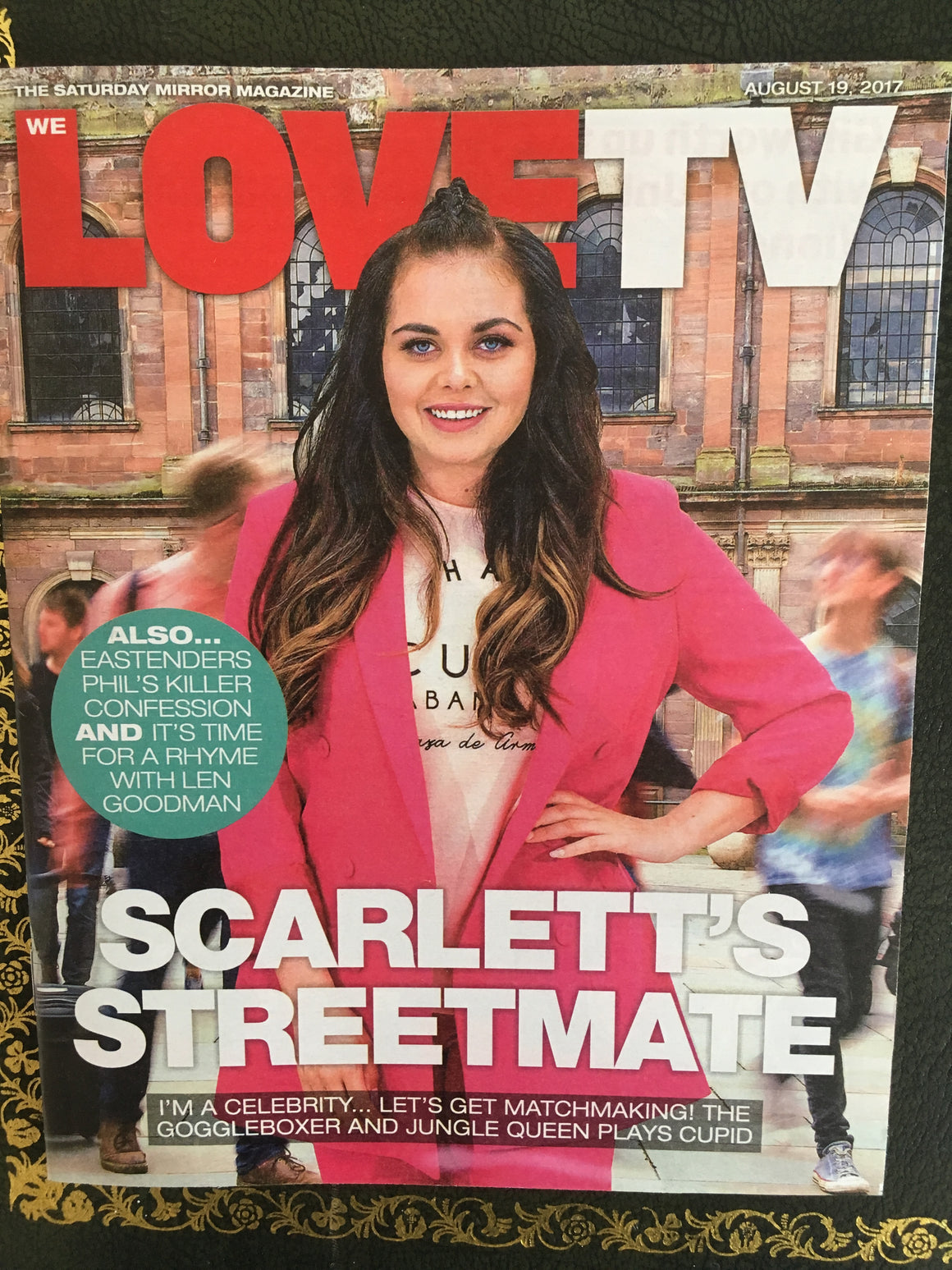 Love TV Magazine August 2017 Scarlett Moffatt Peter Serafinowicz Rachel Riley