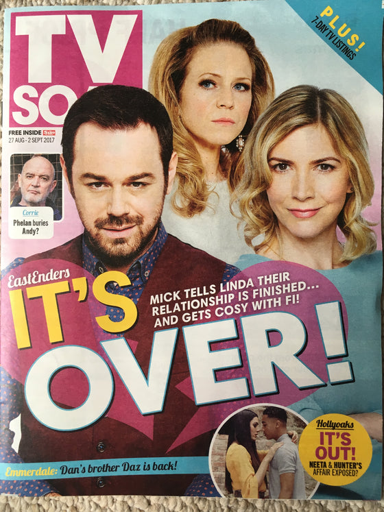 TV Soap Magazine August 27 2017 Danny Dyer Mark Jordon Connor McIntyre Kellie Bright