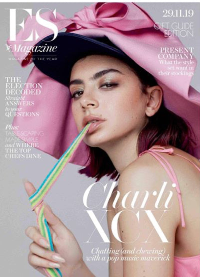 UK London ES Magazine November 2019: CHARLI XCX COVER & FEATURE ...