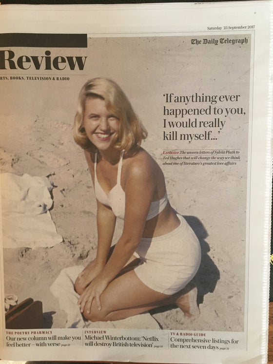 UK Telegraph Review 23 September 2017 Unseen letters of Sylvia Plath Ted Hughes