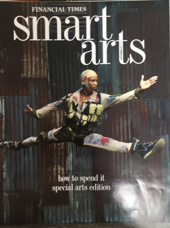 Eric Underwood on the cover of Smart Arts Magazine