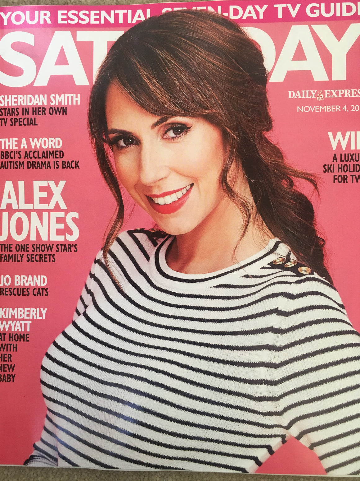 Saturday Magazine November 4th 2017 Alex Jones Aled Jones Melinda Messenger