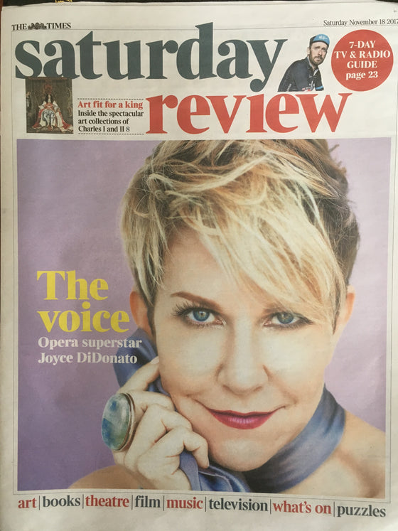 UK Times Review Supplement 18th November 2017 Joyce DiDonato