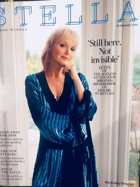 UK Stella Magazine January 2018 MIRANDA RICHARDSON COVER STORY