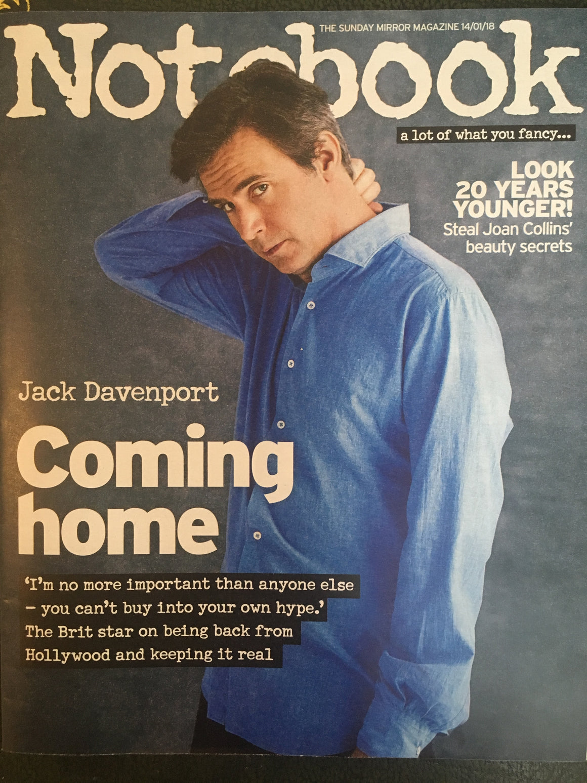 UK Notebook Magazine January 2018 JACK DAVENPORT COVER STORY