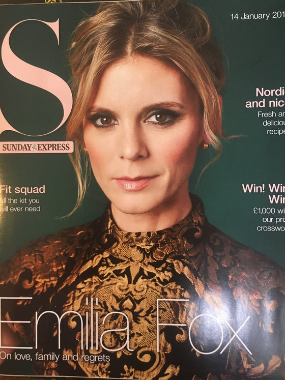 UK S Magazine 01/2018 EMILIA FOX Jack Davenport GRACE CHATTO Andrea Riseborough