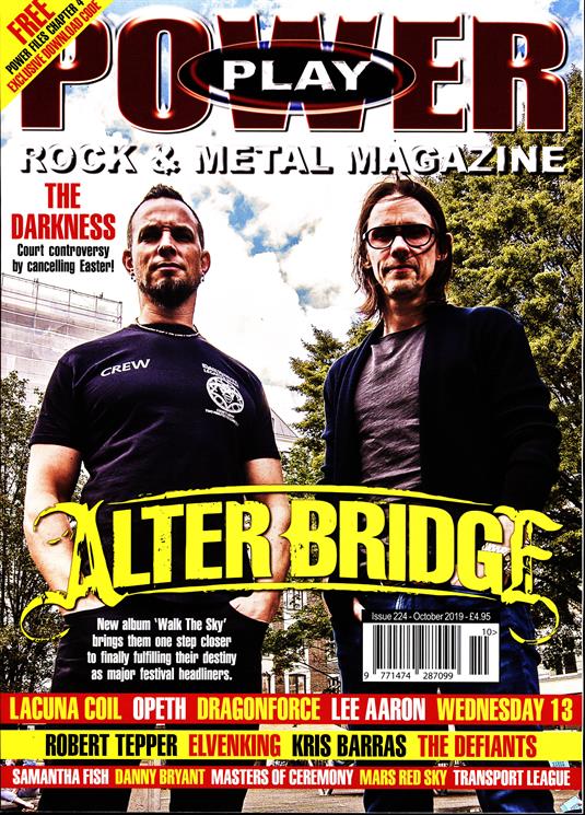 Power Play Magazine October 2019: ALTER BRIDGE COVER AND FEATURE