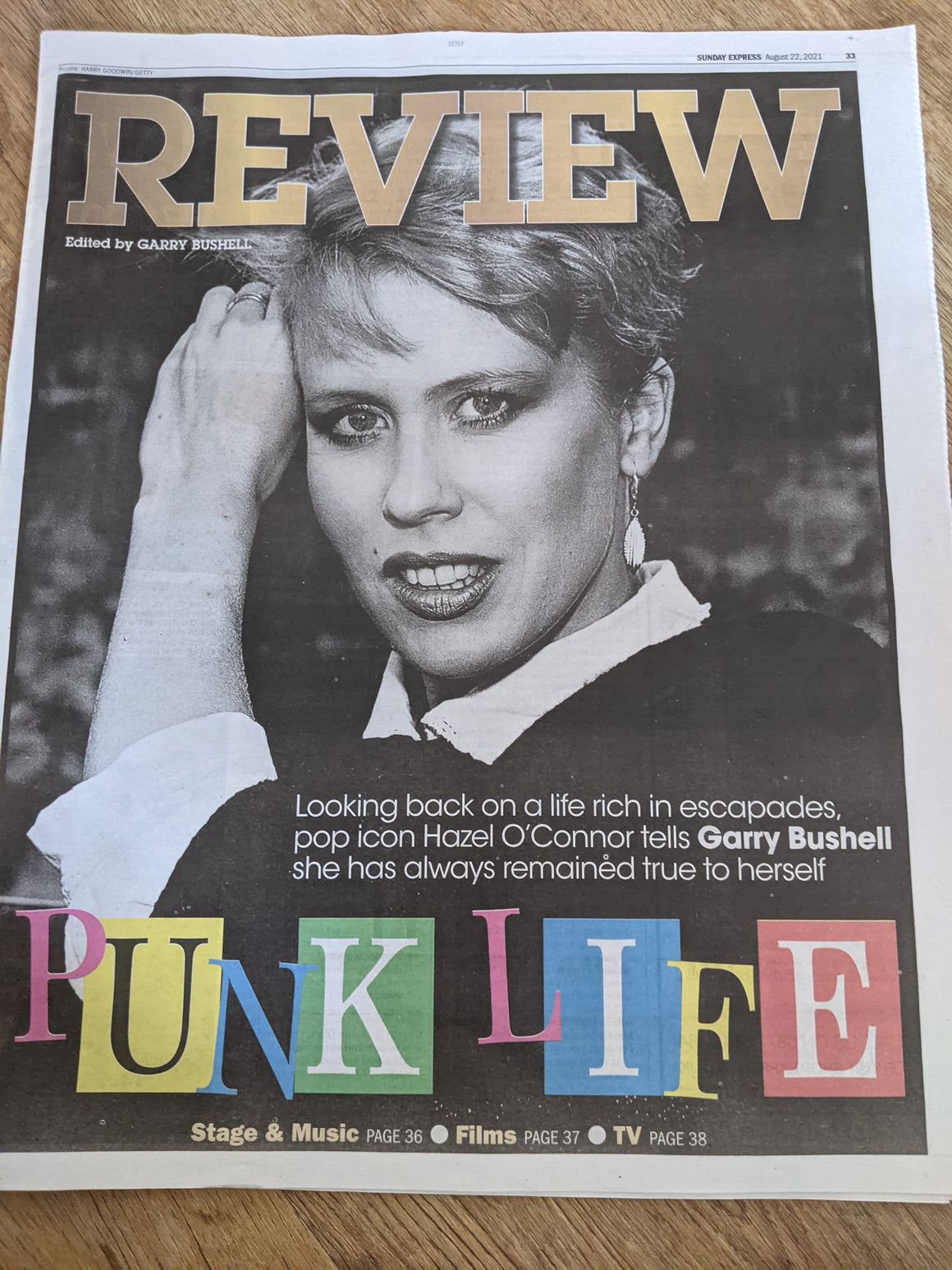 UK Express Review August 2021: Hazel O'Connor Cover