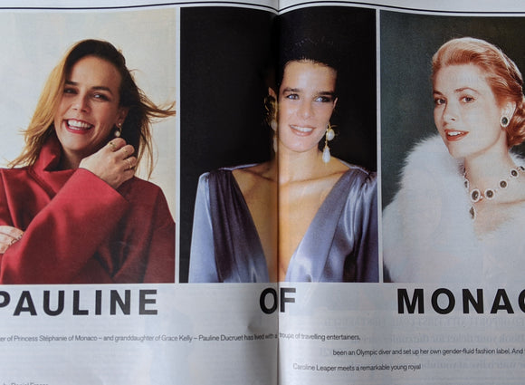 TELEGRAPH Mag 02/10/2021 PAULINE DUCRUET OF MONACO interview GRACE KELLY