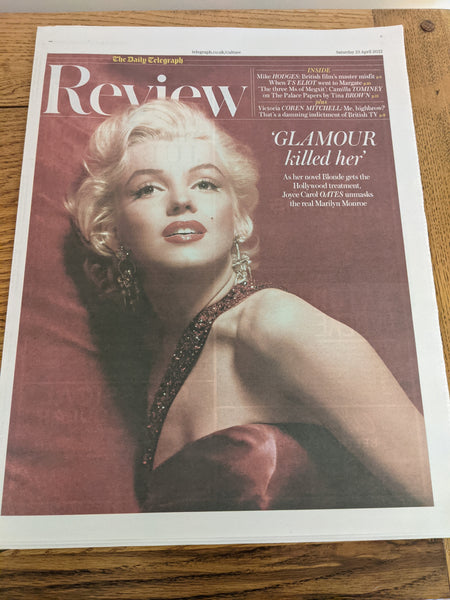 TELEGRAPH REVIEW Supplement 23/04/2022 MARILYN MONROE COVER FEATURE ...