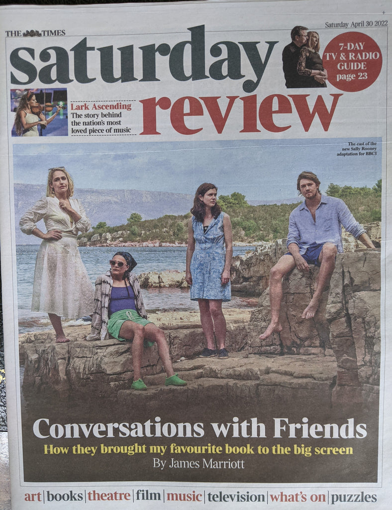 CONVERSATIONS WITH FRIENDS Joe Alwyn UK Times Review supplement April 2022