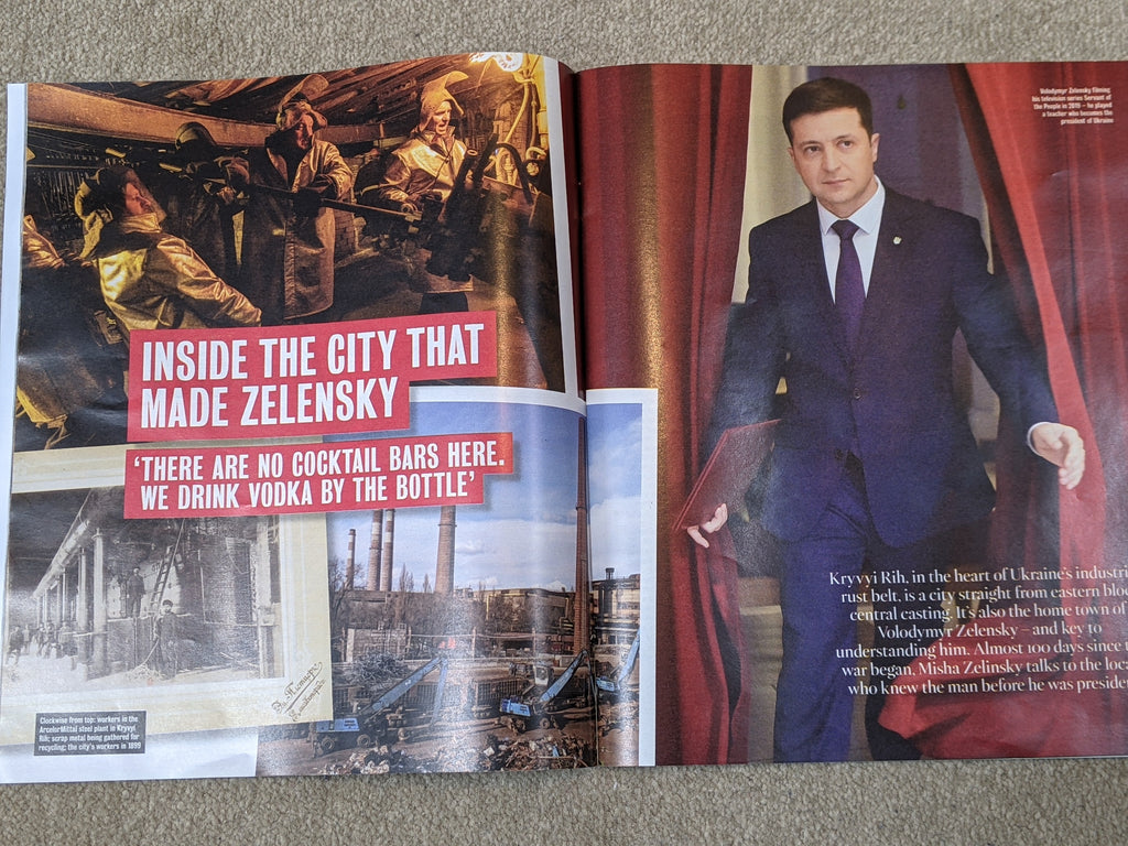 TIMES Mag 28/05/2022 Volodymyr Zelenskyy Sidse Babett Knudsen Borgen