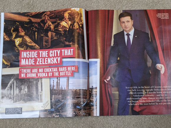 TIMES Mag 28/05/2022 Volodymyr Zelenskyy Sidse Babett Knudsen Borgen