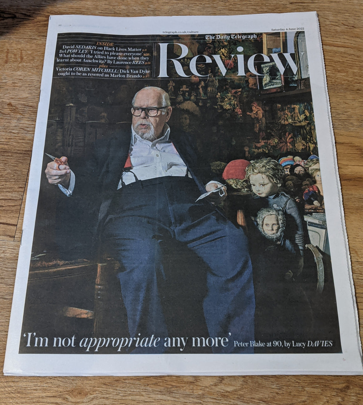 TELEGRAPH REVIEW Supplement 04/06/2022 SIR PETER BLAKE Bel Powley