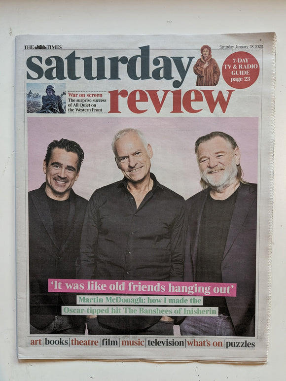 Times Saturday Review January 28 2023 Colin Farrell The Banshees of Inisherin